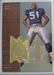 🏆 1998 SPx Finite Radiance /1885 Anthony Simmons RC #315 SEATTLE SEAHAWKS - Foto 1 di 2