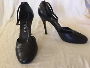 GINA Made in England Damenschuhe TSTRAP schwarz Größe UK 7. US 9 - Bild 1 von 9