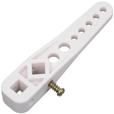 FULLY ADJUSTABLE WHITE PLASTIC TOILET & CISTERN LEVER Flush Replacement Arm WC