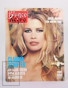 1990s Spanish Magazine Blanco y Negro - Model Claudia Schiffer, April 18, 1993 - Bild 1 von 7