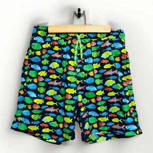 J. Crew Boys 16 Swim Trunks Tropical Fish Nautical Pockets Meshed Beach Cruise - Picture 1 of 9