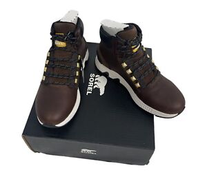 Sorel Men's Mac Hill Mid Height Waterproof Leather High Top Sneaker Boot