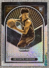Keyonte George 2023 Prizm Draft Brilliance Rookie RC Mojo Prizm #25/25 ~ Baylor