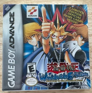 Yu-Gi-Oh! Worldwide Edition Game Boy Advance ~ NEW Factory H-Seam Sealed w/Cards - Picture 1 of 19