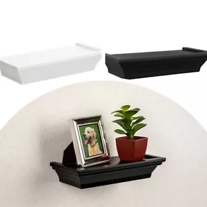 Pequeño estante de exhibición flotante + herrajes - 8"" X 4"" - Elige negro o blanco - decoración - Imagen 1 de 17