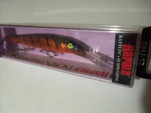 1 Rapala Deep Husky Jerk Lure DHJ12 VIPER Custom Lava Burst NIP - Picture 1 of 7