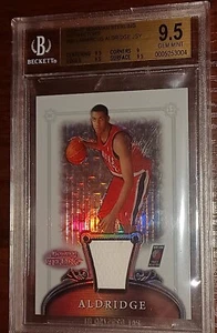 2006-07 Bowman Sterling Trail Blazers Jersey Lot Aldridge /199 BGS Roy Black /25 - Picture 1 of 3