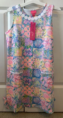 NWT Lilly Pulitzer Little Lilly Knit Shift Patch My Drift Size XL - GIRLS - Image 1 of 4