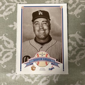 1989 Smokey The Bear Century Of Los Angeles Dodger Greats Duke Snider #27!