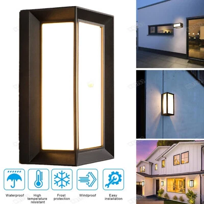 Außenleuchte mit Bewegungsmelder Gartenlampe Wandleuchte Außen Wandlampe 18W DE - Bild 1 von 4