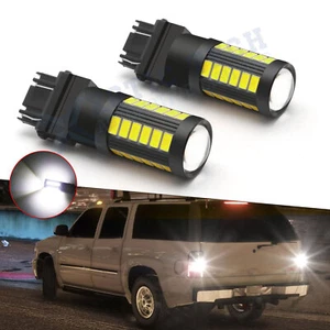 Bombillas de reversa LED de respaldo de xenón blancas 3057 3157 de 6000 k para GMC Yukon 2000-06 - Imagen 1 de 8