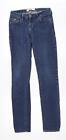 Hollister Womens Blue Cotton Skinny Jeans Size 27 in L33 in Regular