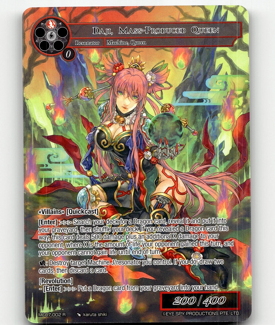 Force of Will TCG Rare Individual Collectible Card Game Cards in