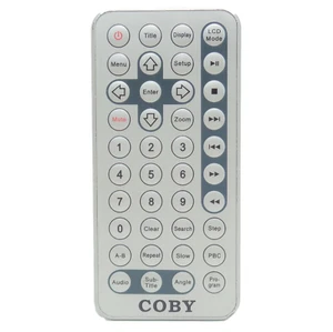 Coby TFDVD7751 Pre-Owned Factory Original DVD Player Remote Control - Picture 1 of 6