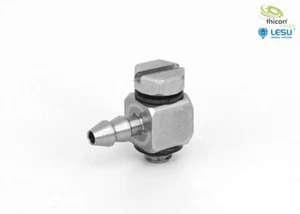 Hydraulik Anschluss-Nippel gewinkelt M3 für 3mm Schlauch LESU / thicon-models - Bild 1 von 2