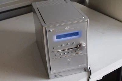 JVC FSS77S Micro Component Audio System Center Unit Only As Is Silver Gray - Image 1 of 4