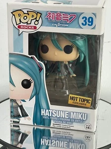 Funko Pop Hot Topic Exclusive Volcaloid Metallic Hatsune Miku #39 - Picture 1 of 9
