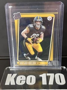 2021 Panini Clearly DONRUSS Football Pat Freiermuth Rated Rookie Steelers #81