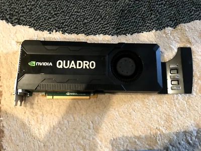 K5000 QUADRO NVIDIA Graphics Card 4GB GPU VCQK5000-T TESTED Dual DVI Displayport - Image 1 of 3