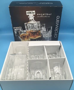 Juego de whisky Circleware Style 54000 Excalibur Collection 5 piezas hecho en Italia - Imagen 1 de 2