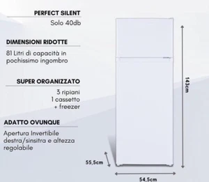 Frigorifero doppia porta con congelatore bianco 206 Lt STAYLUX BCD240LT - Imagen 1 de 4