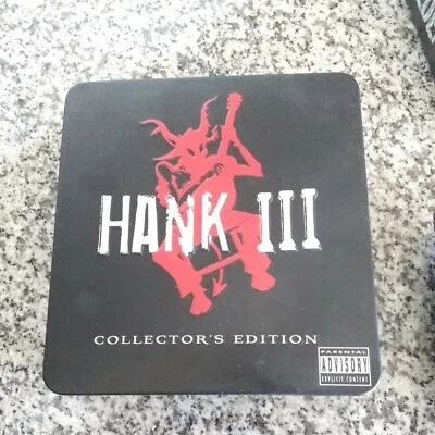 Hank Williams III Hank III Collector's Edition CD Metal Box Set 4 Discs Used/LN  Foto 1 de 4