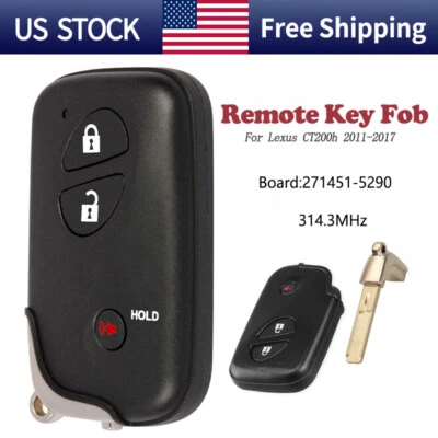 Nuevo mando a distancia sin llave inteligente 89904-48481 HYQ14ACX para Lexus CT200h 2011-2017 Foto 1 de 4