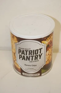 Patriot Pantry Banana Chips 2 libras 6 oz 33 porciones - Imagen 1 de 1