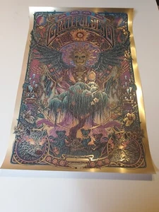 St. Stephen GOLD FOIL VARIANT EDITION Poster Print Luke Martin Grateful Dead GD3 - Picture 1 of 4