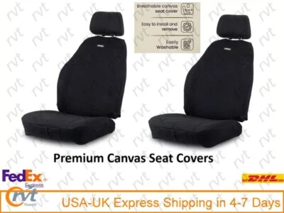 Suzuki Samurai 1986-1995 tapicería delantera solo fundas de asiento (negro) Foto 1 de 4