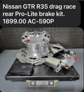 AEROSPACE Components Nissan GTR R35 Drag Race Rear Pro-Lite Brake Kit - Foto 1 di 6