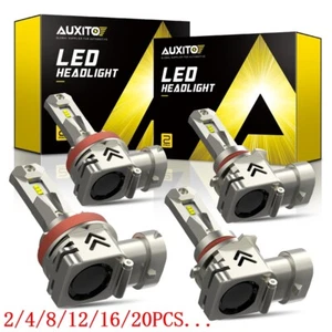 9005 & H11 LED Combo Headlight Head Light Kit High Low Beam Bulb White 2/4X - Foto 1 di 20