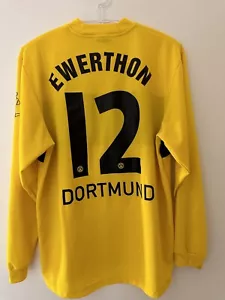 Maglia Borussia Dortmund BVB Matchworn Test Game o Amatori 2002/03 Ewerthon - Foto 1 di 18