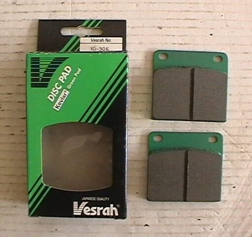 PASTILLAS FRENO TRASERO VESRAH KEV LAR GSX 550 650 750 850 1000 1100 Z650 EBC FA36 Foto 1 de 1
