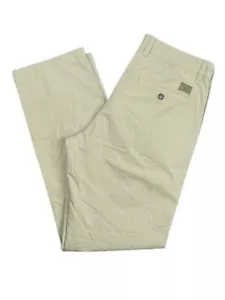 Rodd & Gunn Mens W32 L31 Regular Fit Straight Chino Pants Beige Zip Fly Casual - Foto 1 di 9