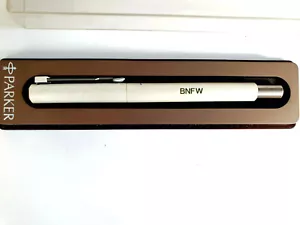 Parker Kugelschreiber, Kunststoff, Marke: BNFW (belgischer neuer Obstkai), 1980er Jahre - Bild 1 von 9