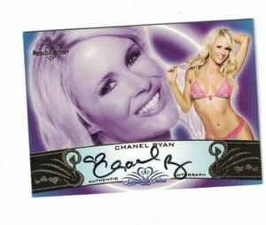 Chanel Ryan BENCHWARMER 2010 Autographed Card #75A