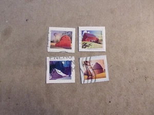 USA Used, 2021 Issue, Barns (Set of 4) Coils, Scott #5550-5553 - Picture 1 of 1