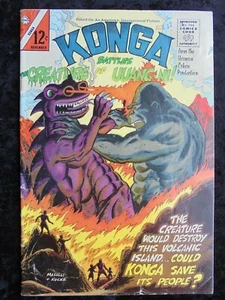 KONGA BATTLES THE CREATURE OF UUANG-NI! #23 1965 CHARLTON COMICS SILVER AGE - Picture 1 of 2