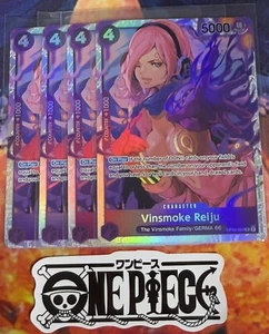4x One Piece OP06-069 SR Vinsmoke Reiju - English - TCG - Playset - Mint - Foil - Picture 1 of 1