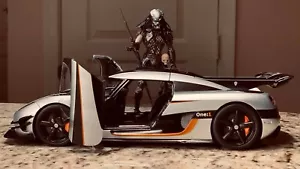 KOENIGSEGG ONE : 1 Moon Gray 1/18 AUTOart no CCX Agera RS *****Free USA Shipping - Picture 1 of 18
