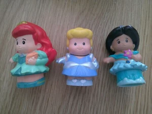 FISHER PRICE LITTLE PEOPLE DISNEY PRINCESS X 3 FREE UK POST - Picture 1 of 6