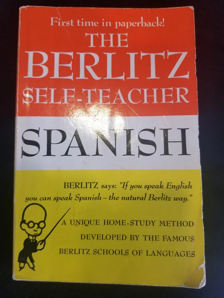 The Berlitz Self-Teacher Spanish Paperback 1987 Vintage - Image 1 of 1