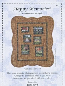 Happy Memories ~ Patrón de edredón con imagen emergente de Jean Boyd 311 - Imagen 1 de 2