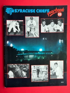 1988 Syracuse Chiefs Yearbook ~ Minor League Baseball ~ 53 Seiten - Bild 1 von 8