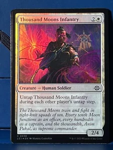 MTG Lost Caverns of Ixalan Thousand Moons Infantry Foil LCI NM - Picture 1 of 1