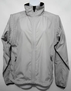 Chaqueta cortavientos ligera Pearl Izumi para mujer M beige bicicleta ciclismo - Imagen 1 de 4