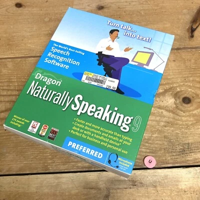 LOT OF 2 DRAGON NATURALLY SPEAKING 9 PREFERRED Speech-Recognition Software - Image 1 of 4