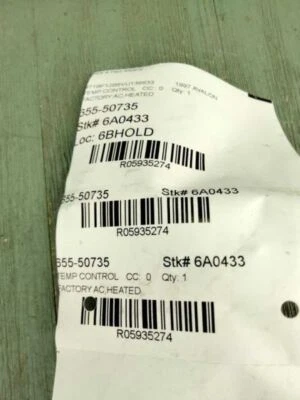 1995-1997 TOYOTA AVALON AC HEAT CLIMATE TEMPERATURE CONTROL OEM - Image 1 of 4