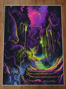 Trippy Poster Neon 18x24 pollici arte psichedelica - Foto 1 di 1